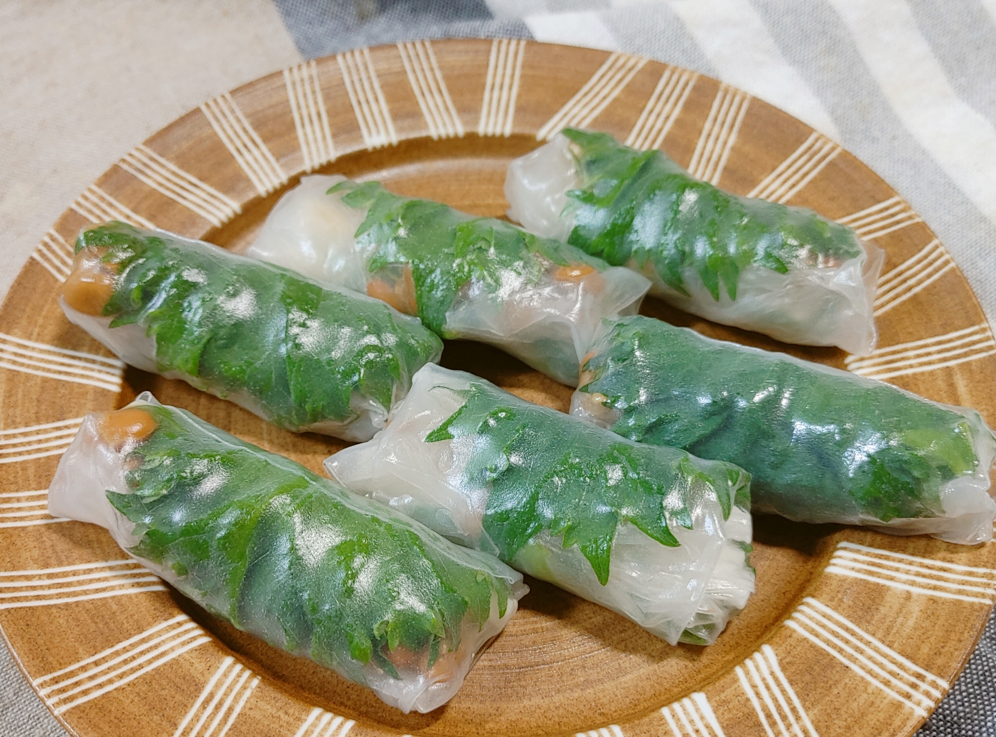 ライスペーパーDe〜納豆&長芋 巻き