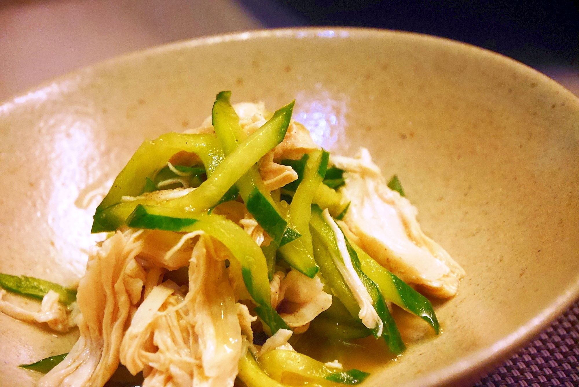 鶏ささみときゅうりのわさび醤油和え めんつゆで減塩 レシピ 作り方 By Yunachi 楽天レシピ