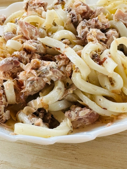 さば缶うどん