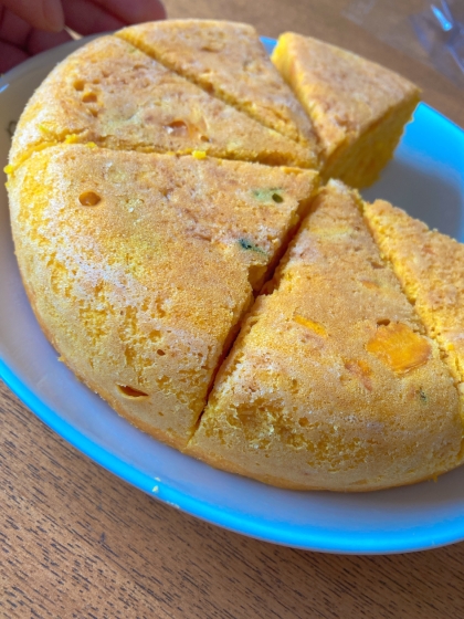 ふんわり仕上がる 炊飯器でかぼちゃのケーキ レシピ 作り方 By 2525nyan Nyan 楽天レシピ