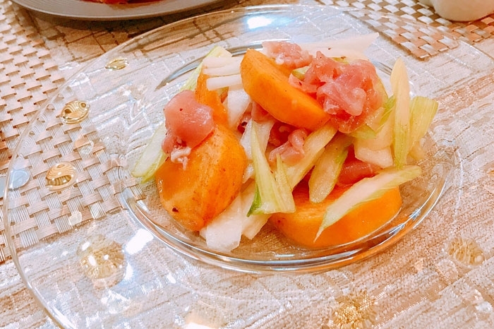 デザートだけじゃない 今が旬の柿を使った絶品おつまみ おかずレシピ デイリシャス 楽天レシピ