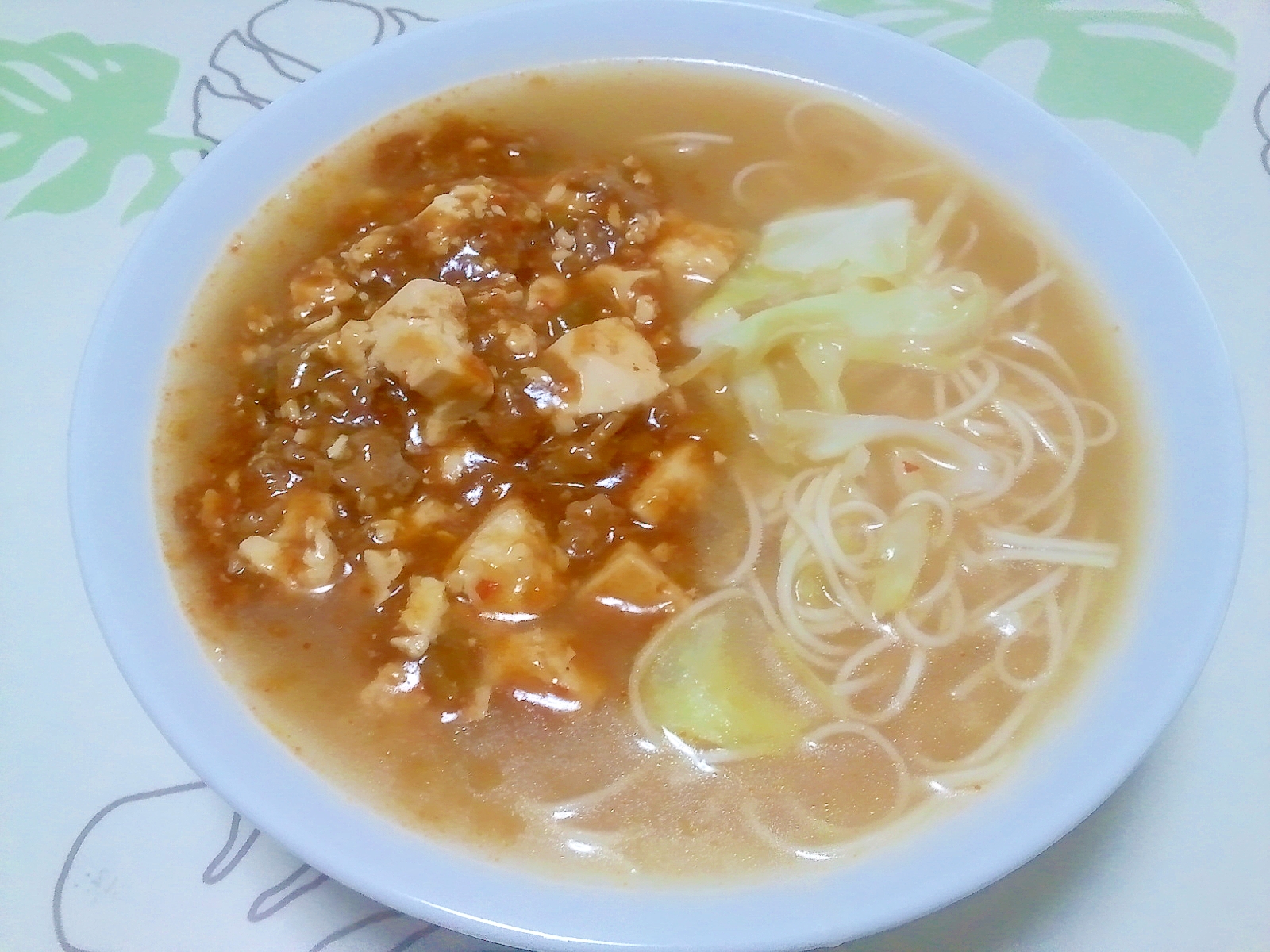 残り物消費！麻婆味噌にゅうめん＋＋