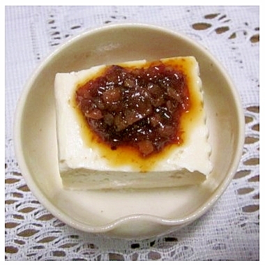 冷奴（かつおぶし・生姜の醤油漬け）