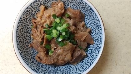 圧力鍋で簡単！柔らか牛スジ煮込み♪醤油味