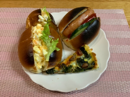 2種類のロールサンドを作ってみました！
美味しかったです♪