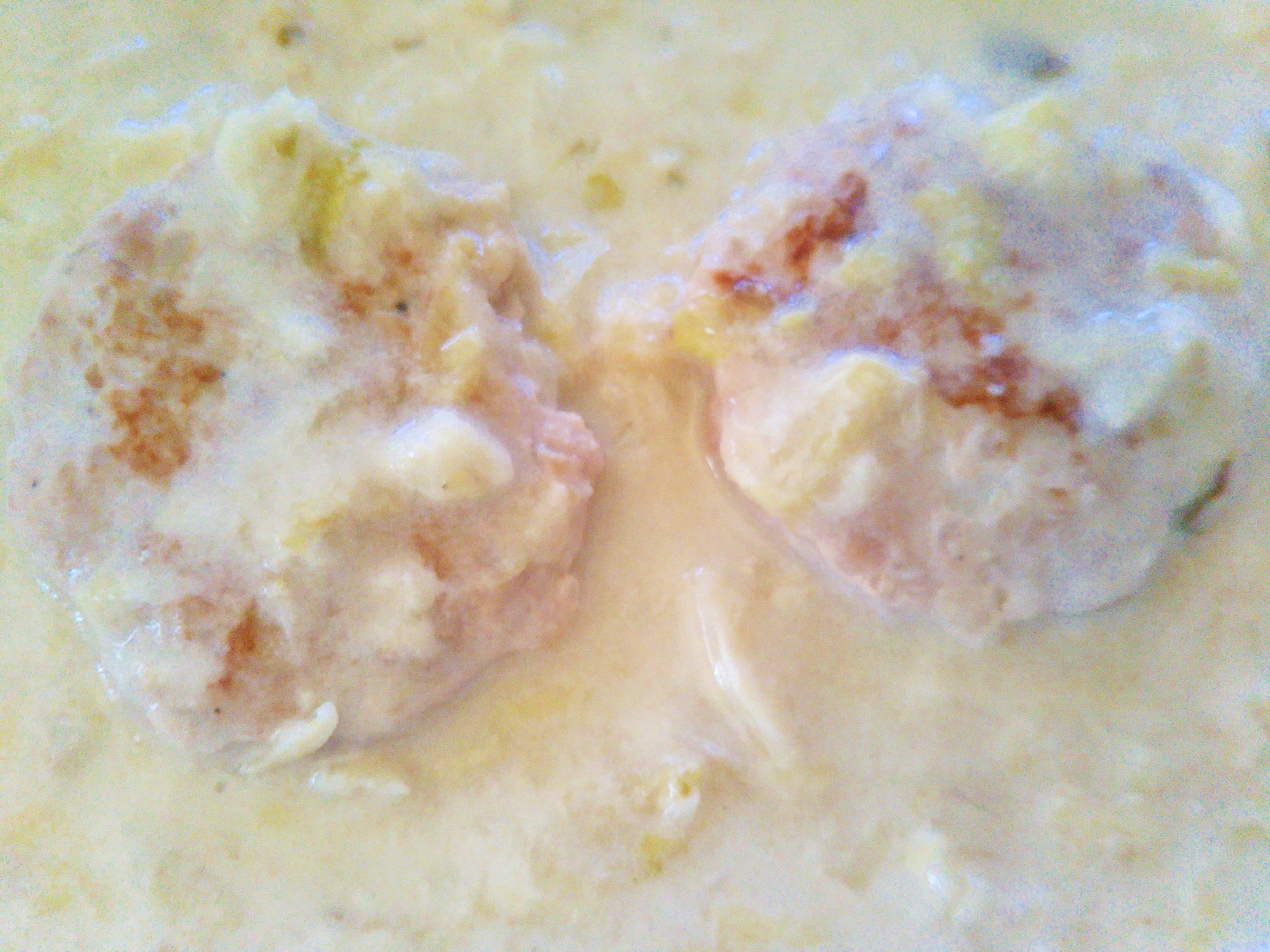 鶏つくねのチーズクリーム煮