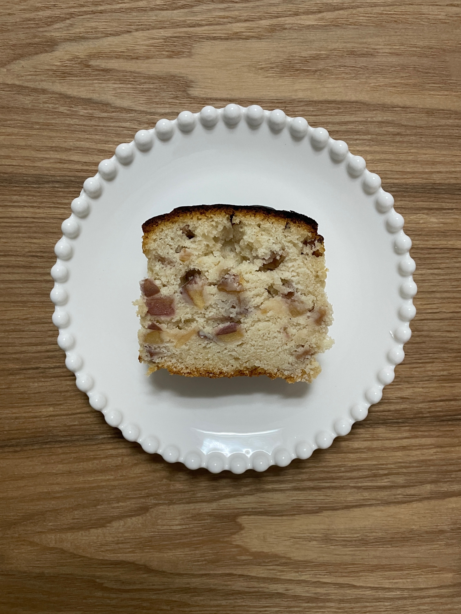 ヴィーガン アップルレーズンパウンドケーキ