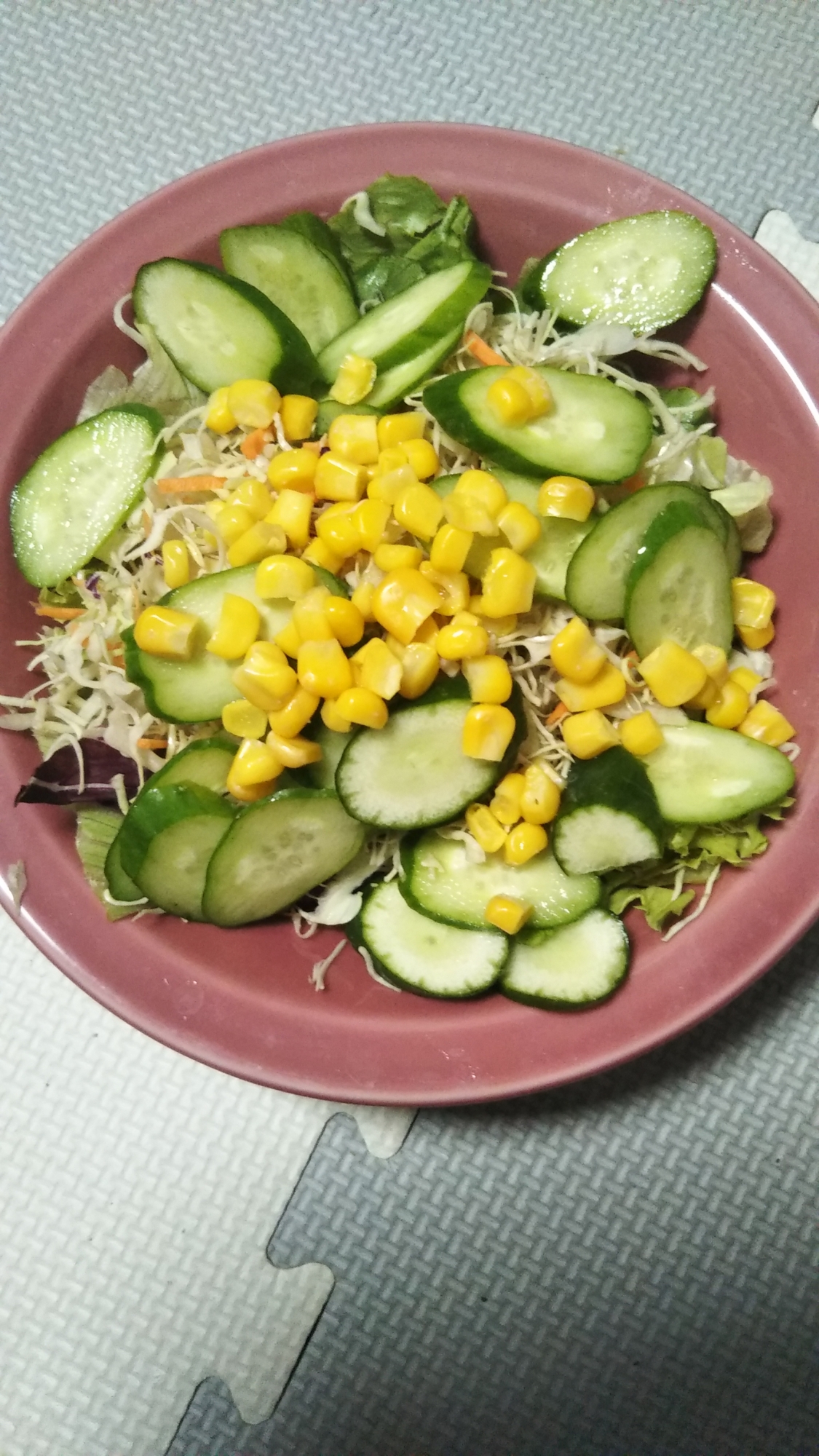 キャベツの野菜サラダ♪
