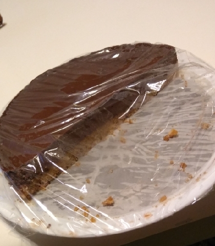 １８センチのケーキ型で作りました。焼き時間はレシピ通りでバッチリでした◎ビターチョコでつくりました。濃厚でほんと生チョコみたい！家族に好評でした