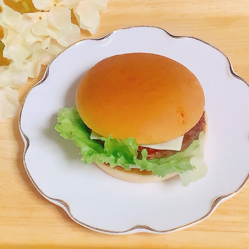 チーズレタス♪ハンバーガー•.¸¸¸.☆ レシピ・作り方 by sweet