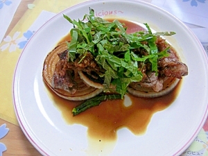 簡単！ステーキ醤油