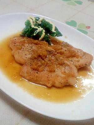 ●豚肉のおろし生姜焼●