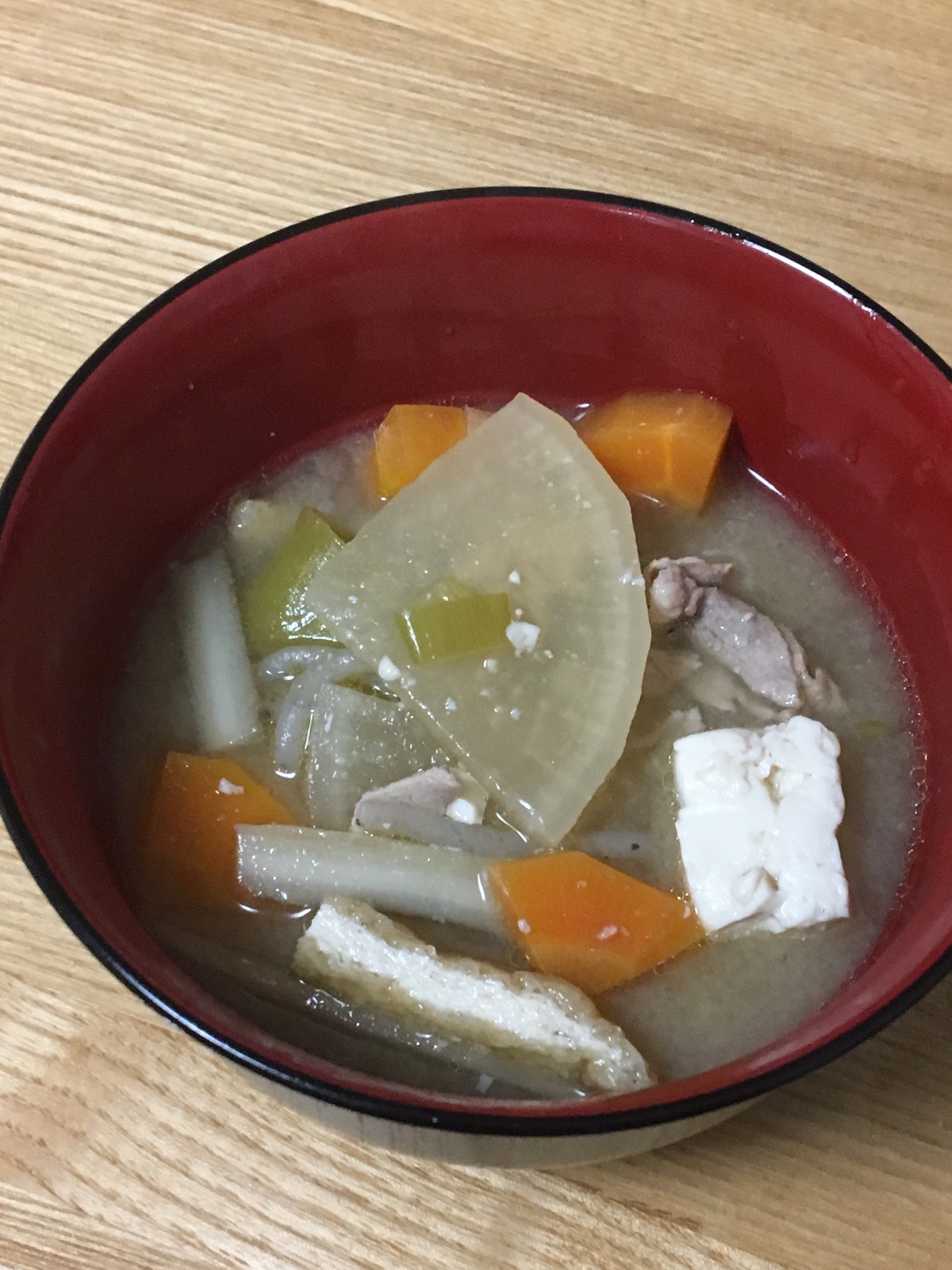 油を使わない♪やさしい味の豚汁