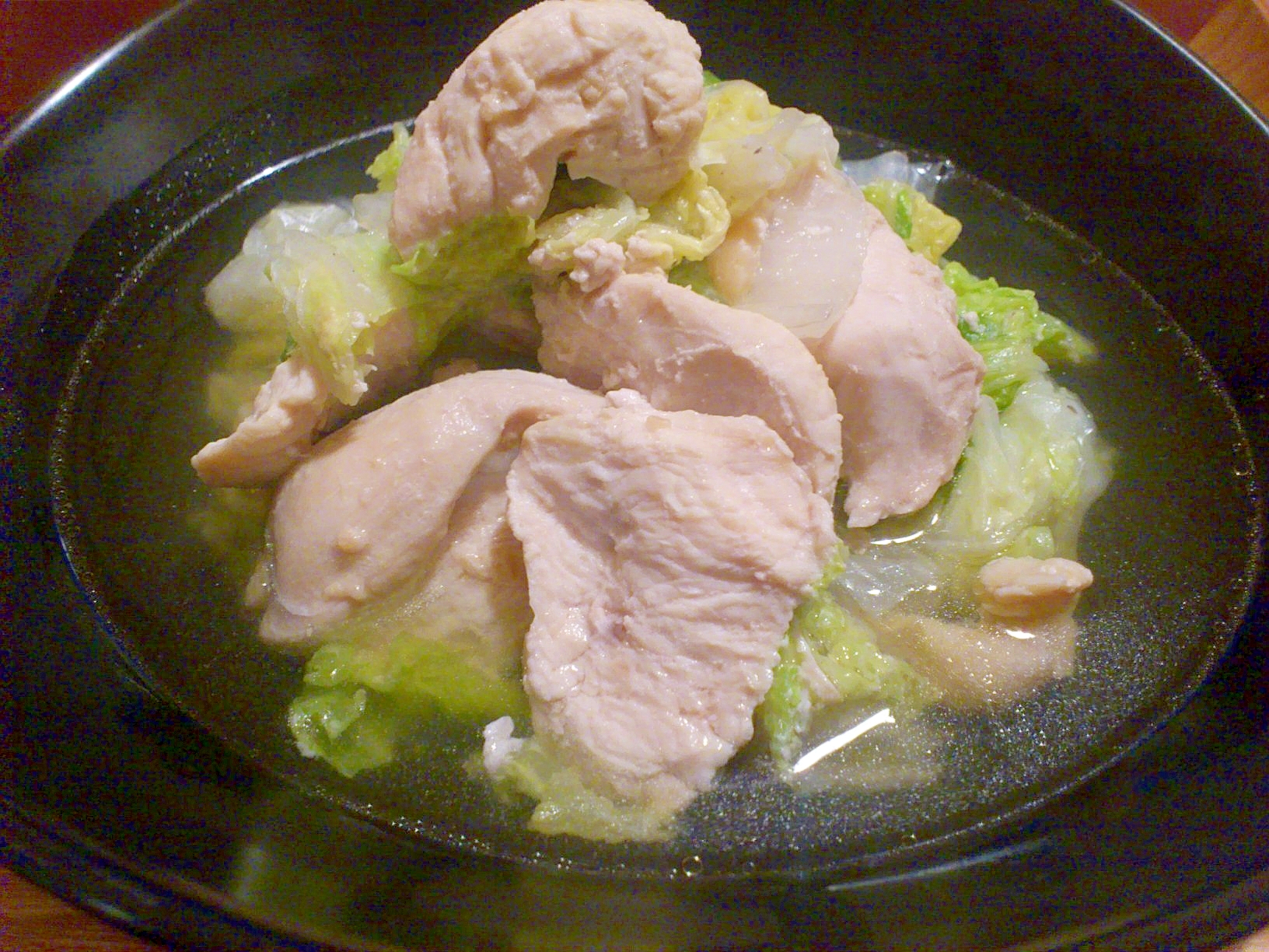 10分でトロうま☆鶏ムネ肉と白菜の醤油麹蒸し煮