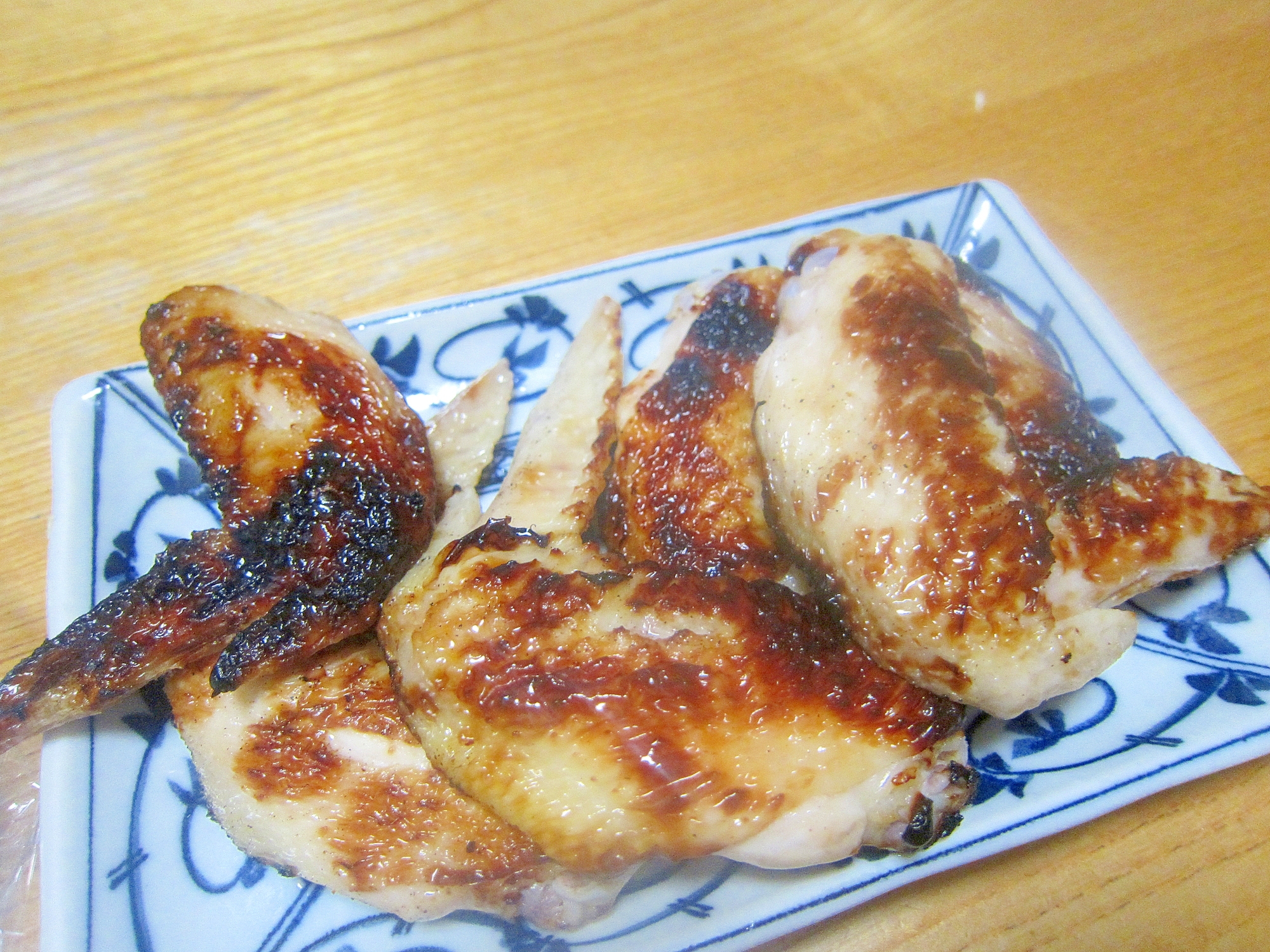 鶏手羽の味醂と塩胡椒グリル