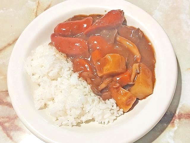 ソーセージゴロゴロ!子供喜ぶ我が家のカレー♪
