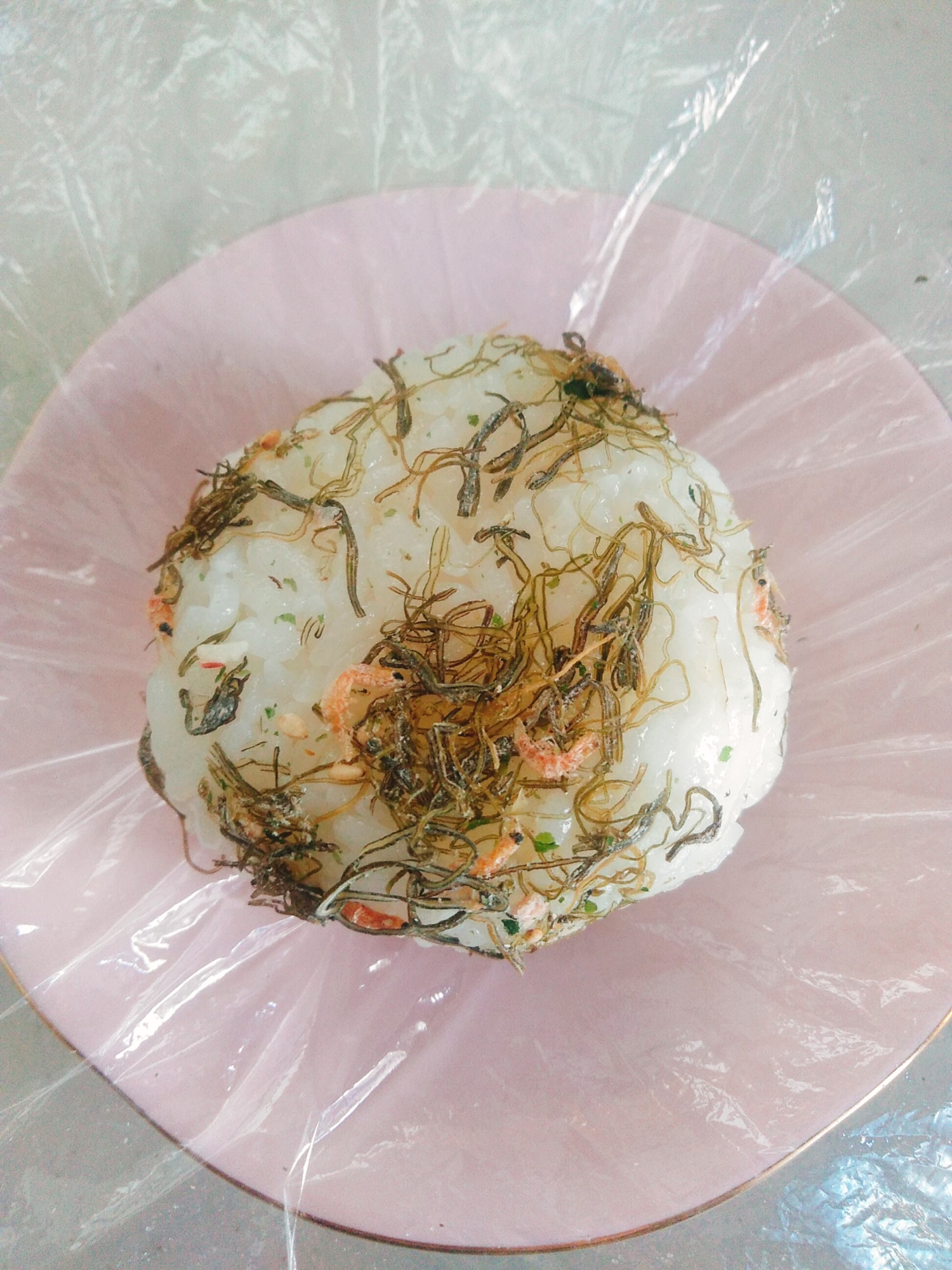 切り昆布おにぎり
