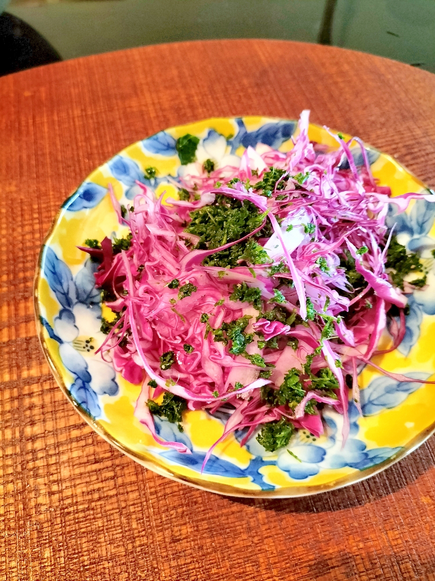 紫キャベツとパセリのスパイス風味♩