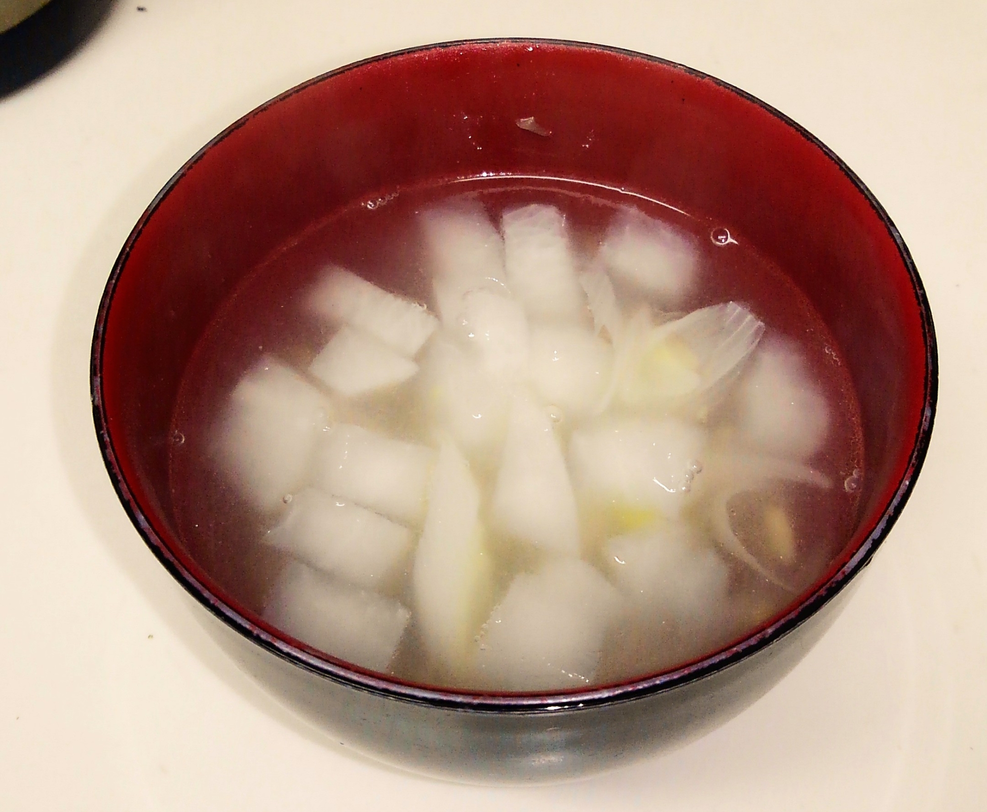 コロコロ大根の中華スープ