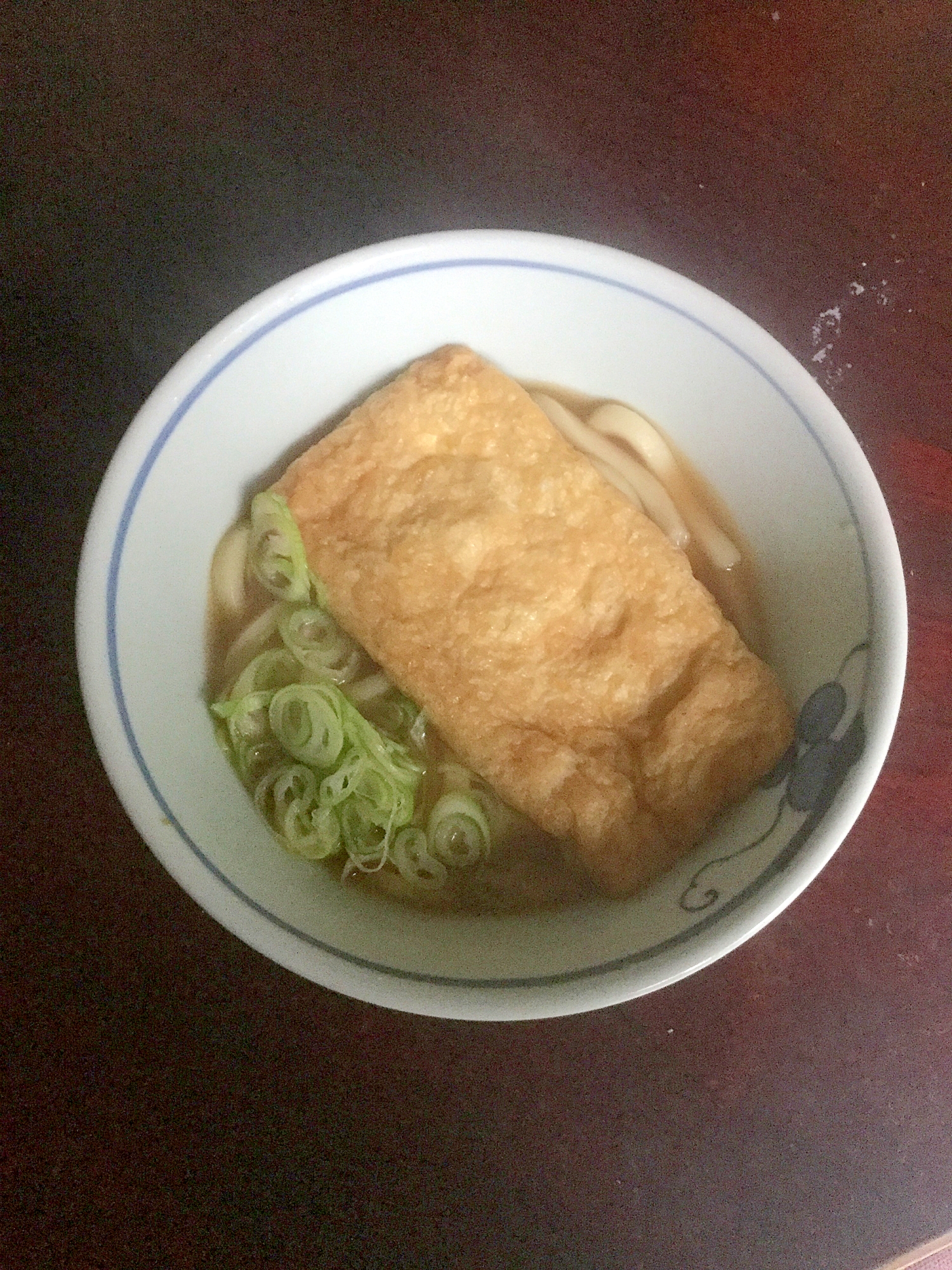 鶏ひき肉入り☆巾着煮うどん！