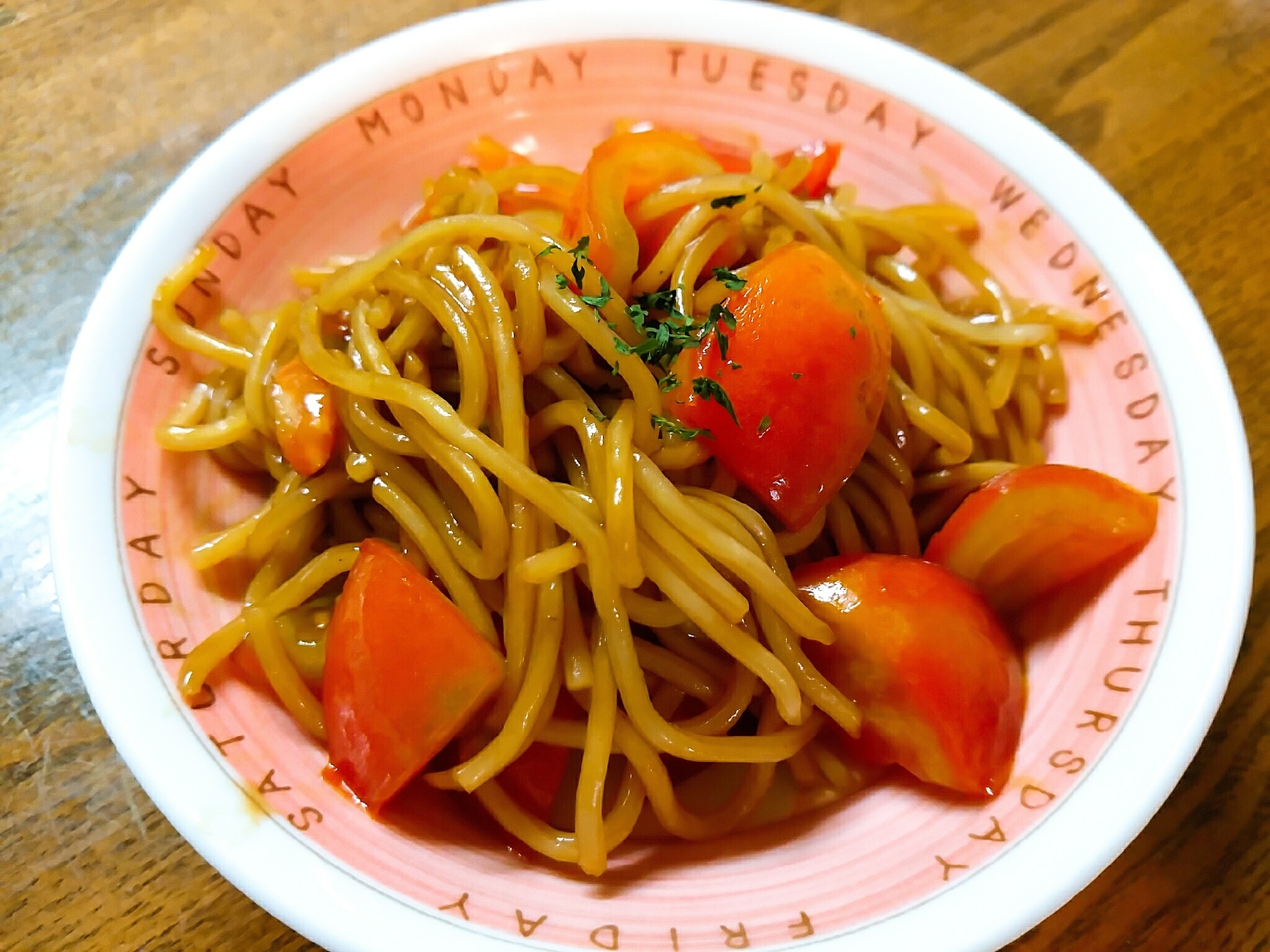 トマトのあっさり焼きそば