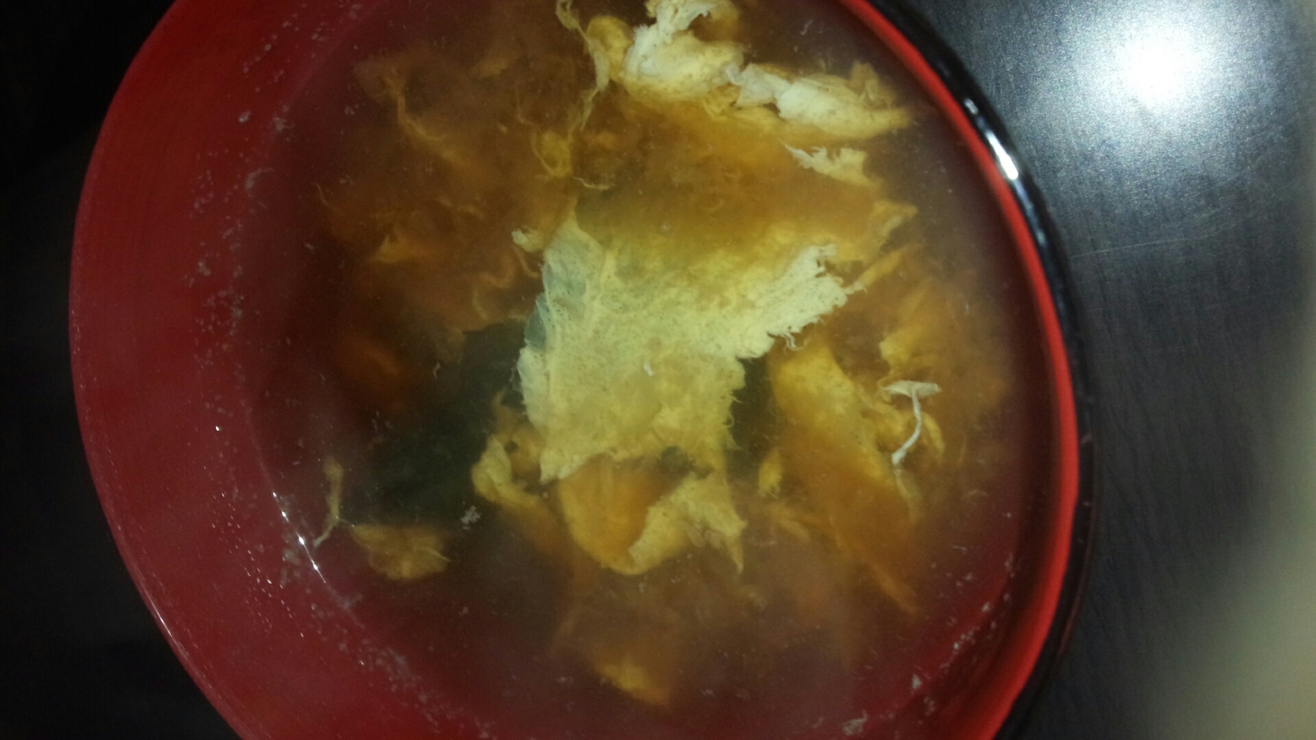 おろしかき玉スープ