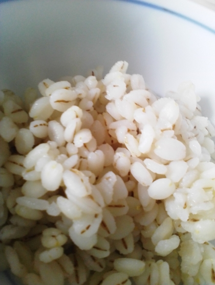 お鍋de❤胚芽押麦の炊き方❤