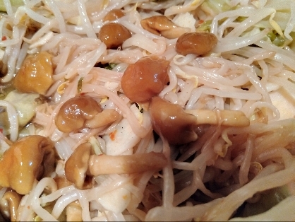 なめこと大葉の和風パスタ