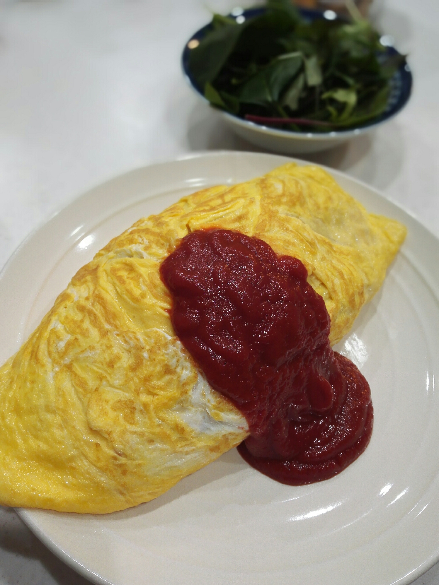 炊飯器で簡単オムライス♪