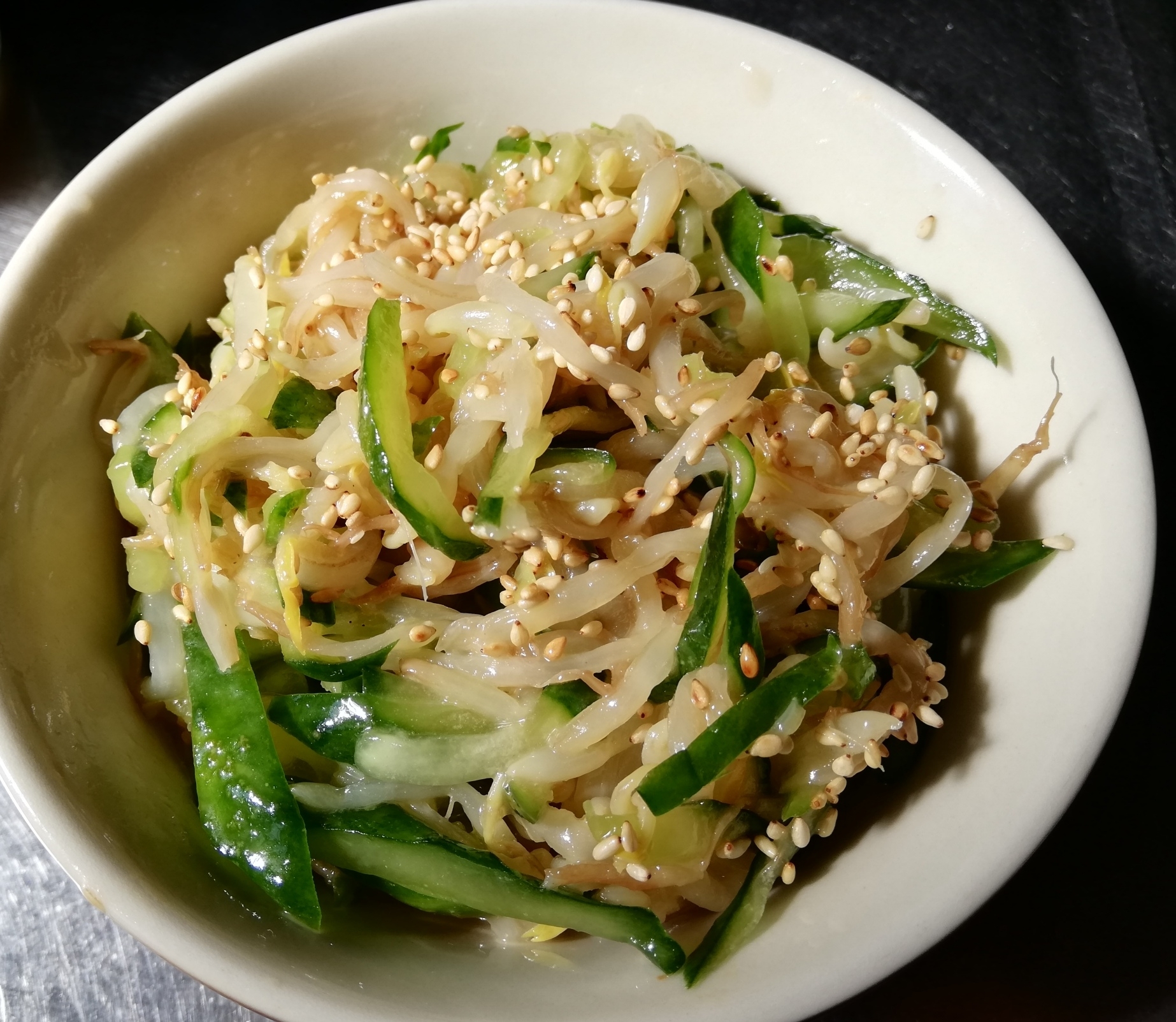 胃袋をつかめ やみつきもやしときゅうりのナムル レシピ 作り方 By いわながのはは 楽天レシピ