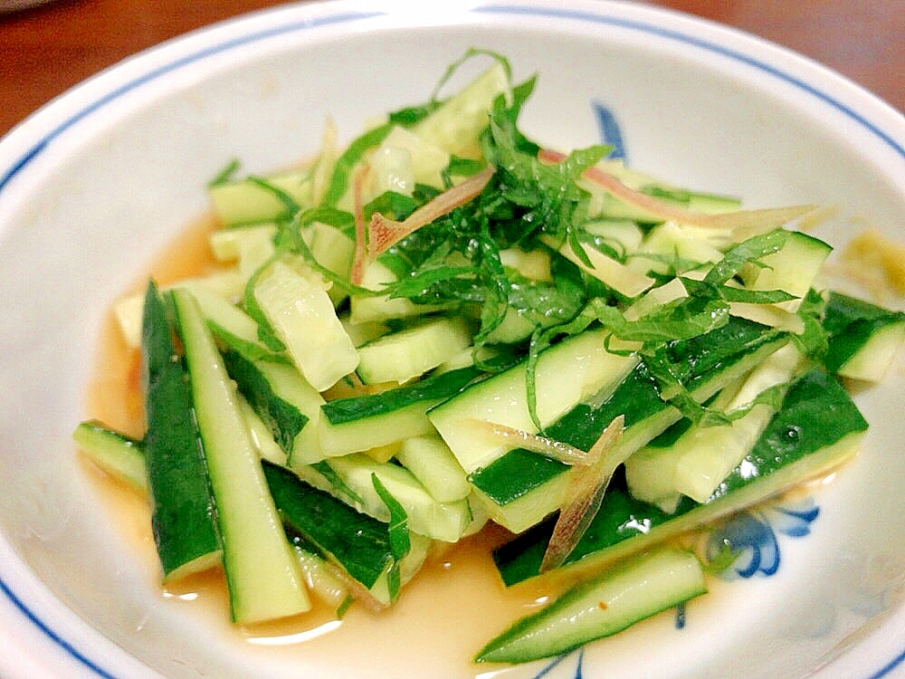 胡瓜のさっぱり和え物