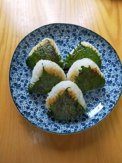 大葉の焼きおにぎり