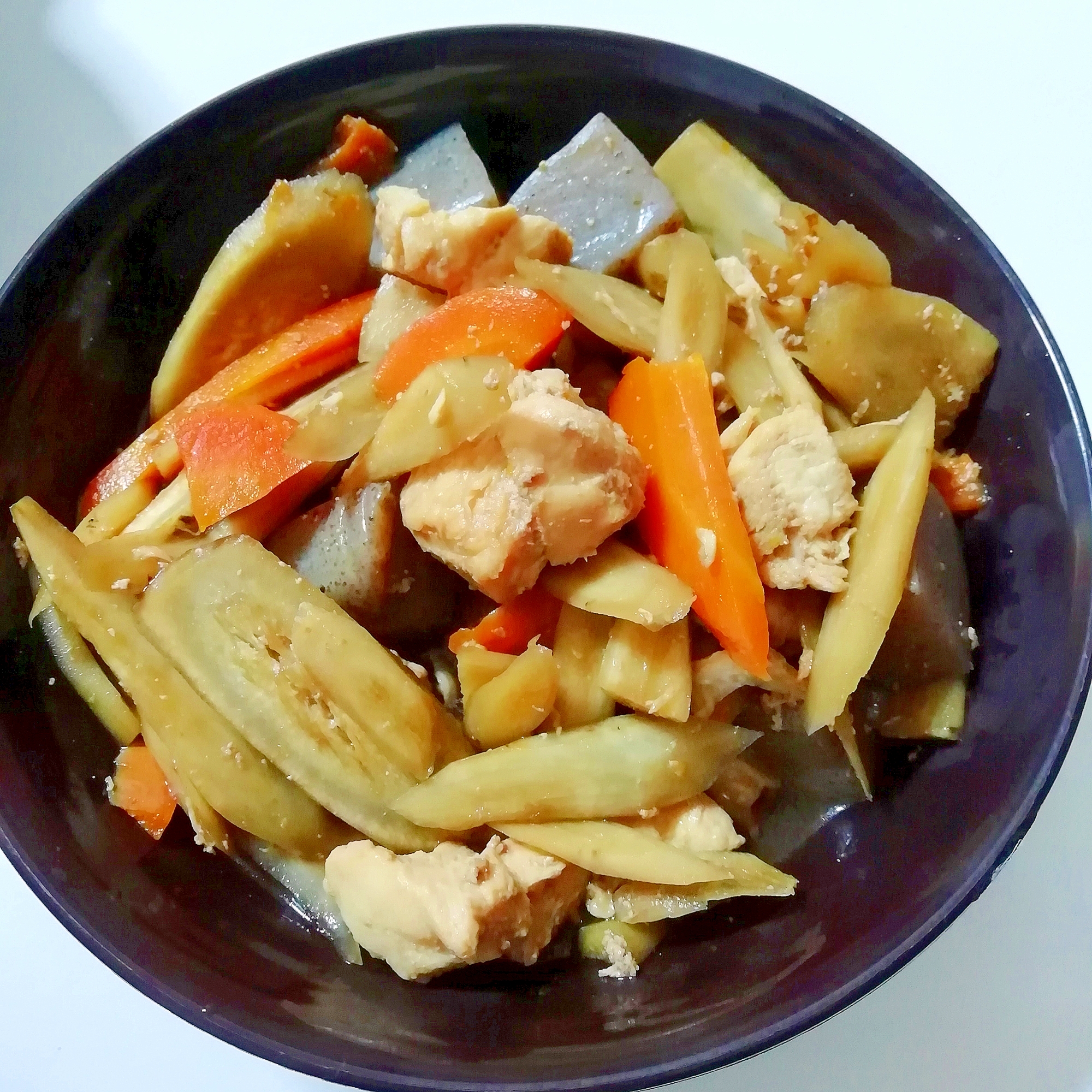 【圧力鍋】簡単！残り具材で筑前煮【冷蔵庫整理】
