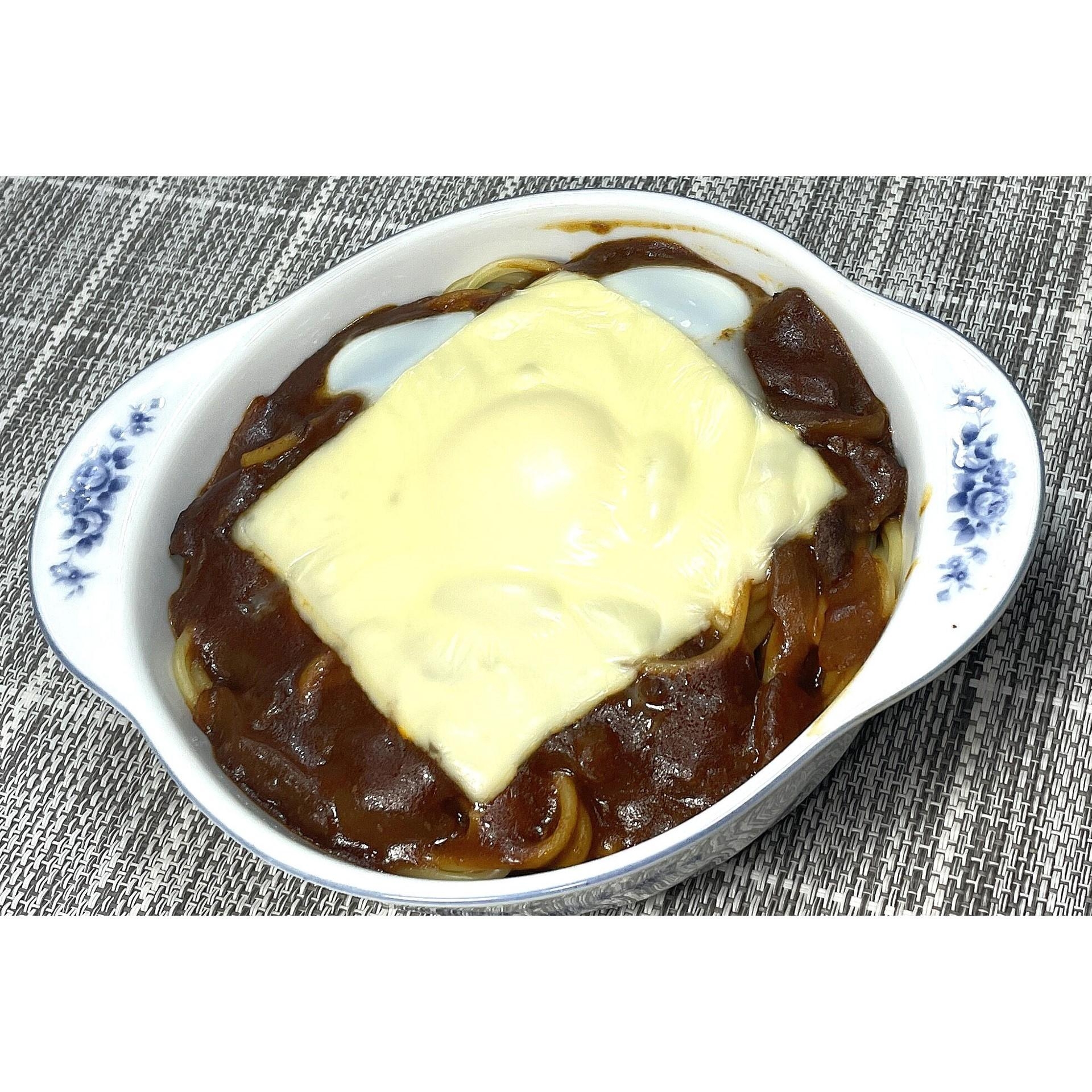焼きハヤシスパ★動画あり★