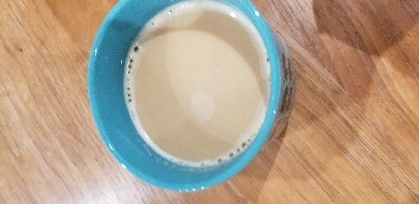 スキムミルク入り豆乳コーヒー