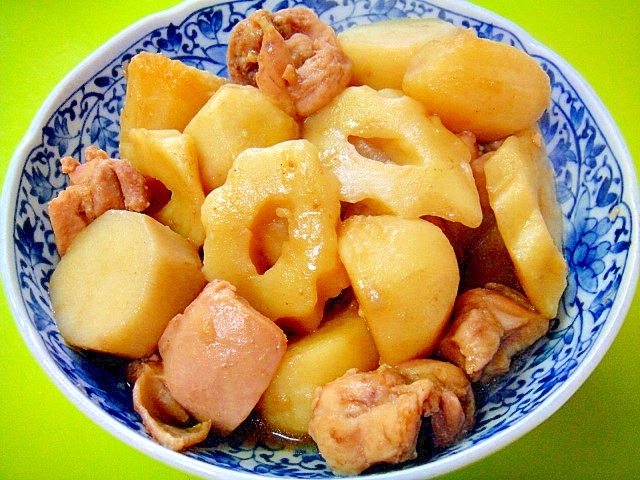 里芋とちくわぶ鶏肉の煮物 レシピ 作り方 By Mint74 楽天レシピ