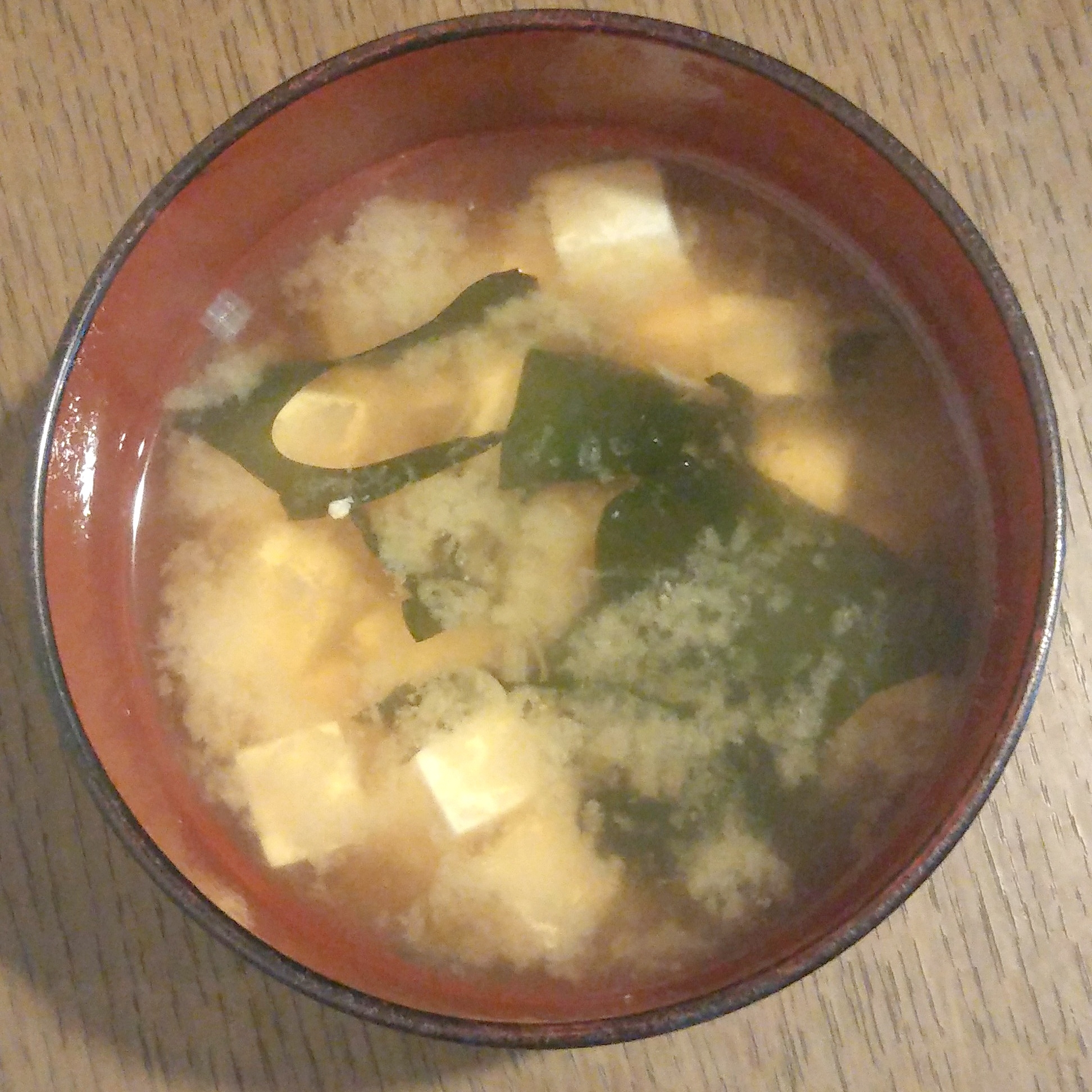野菜＆豆腐＆ワカメのお味噌汁