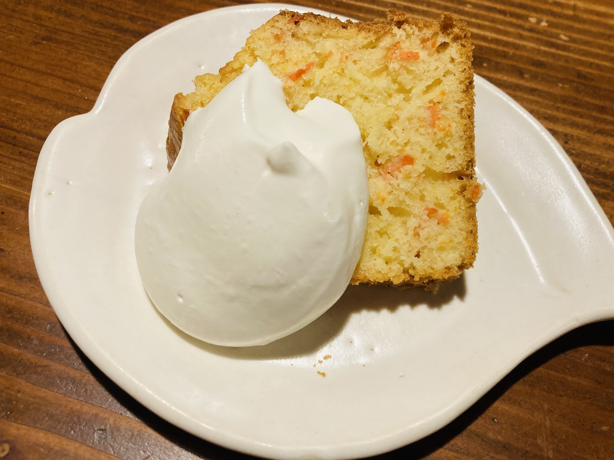 かぼすとにんじんのケーキ