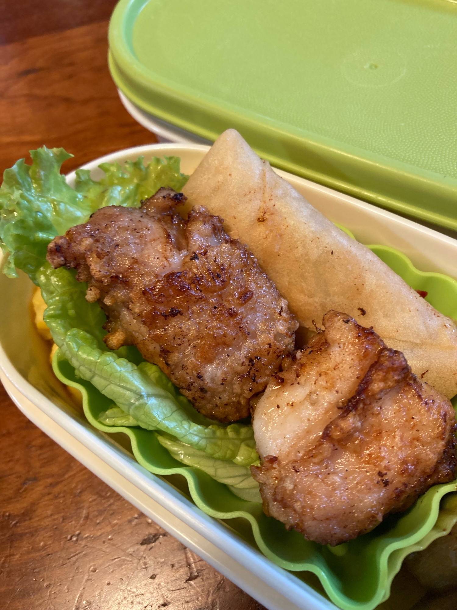 多層鍋で《にんにく多めの唐揚げ》