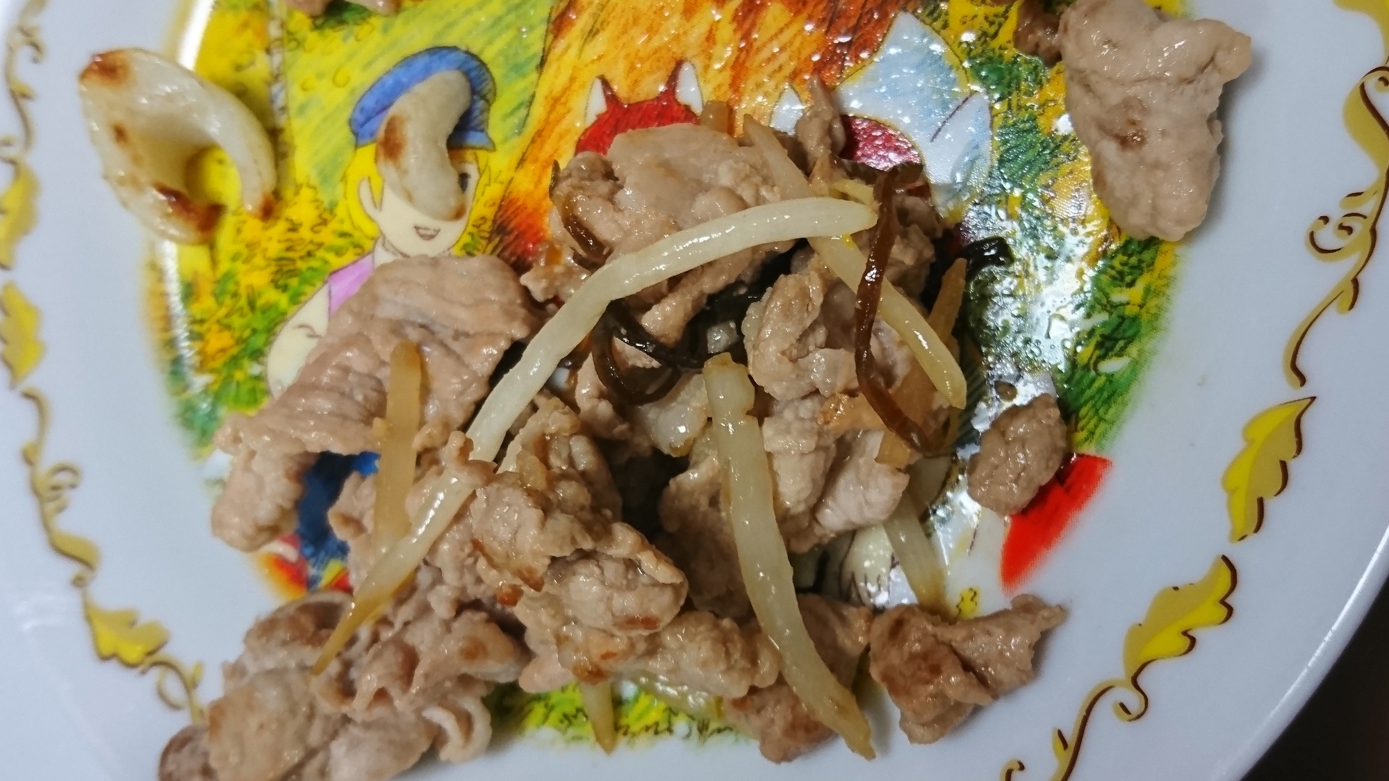 万能！塩昆布と豚肉の炒め物