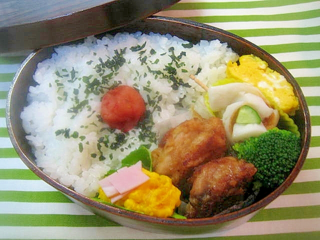 生姜醤油のから揚げ弁当☆