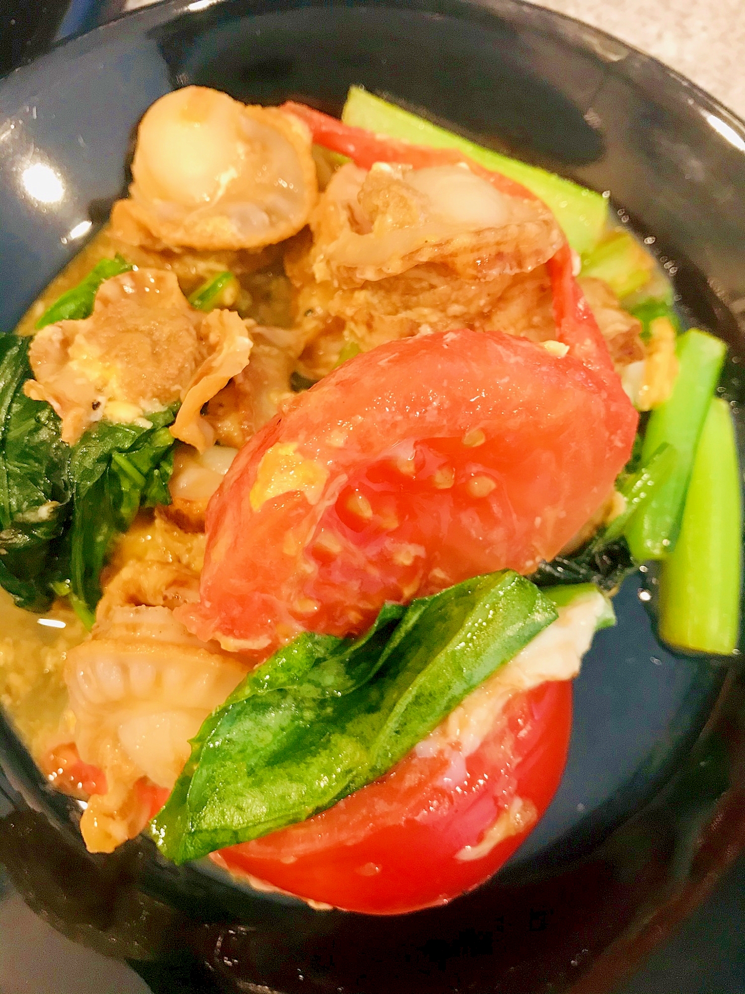 小松菜とトマト ベビー帆立の卵炒め レシピ 作り方 By Coffeelake 楽天レシピ 小松菜とトマト ベビー帆立の卵炒め レシピ 作り方 By Coffeelake 楽天レシピ