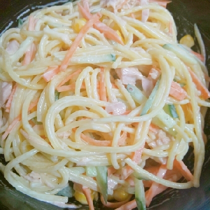 ツナ入りサラダパスタ