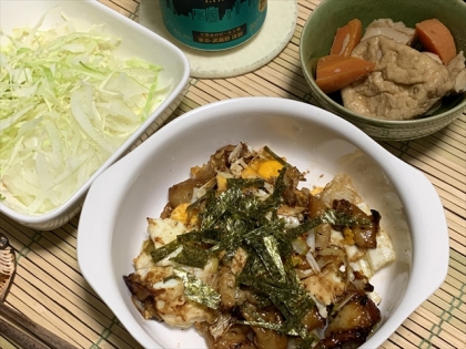 お弁当だけじゃない冷食焼き鳥活用☆親子焼き鳥丼