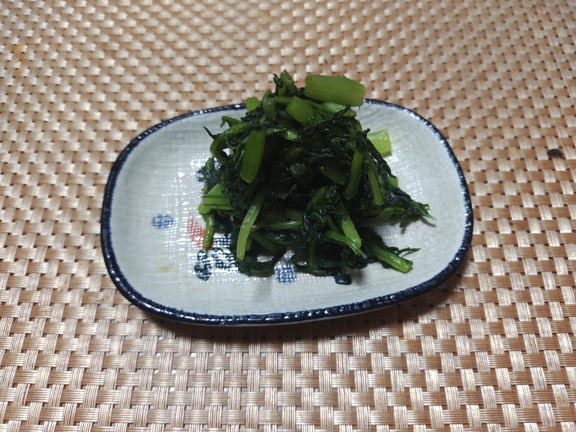 大根菜のわさび風味の浅漬け