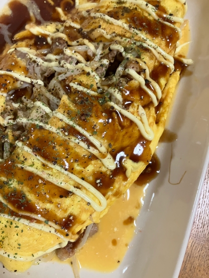 キャベツともやしたっぷり⭐️とんぺい焼き⭐️