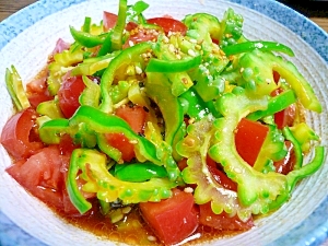 夏野菜の和風マリネ