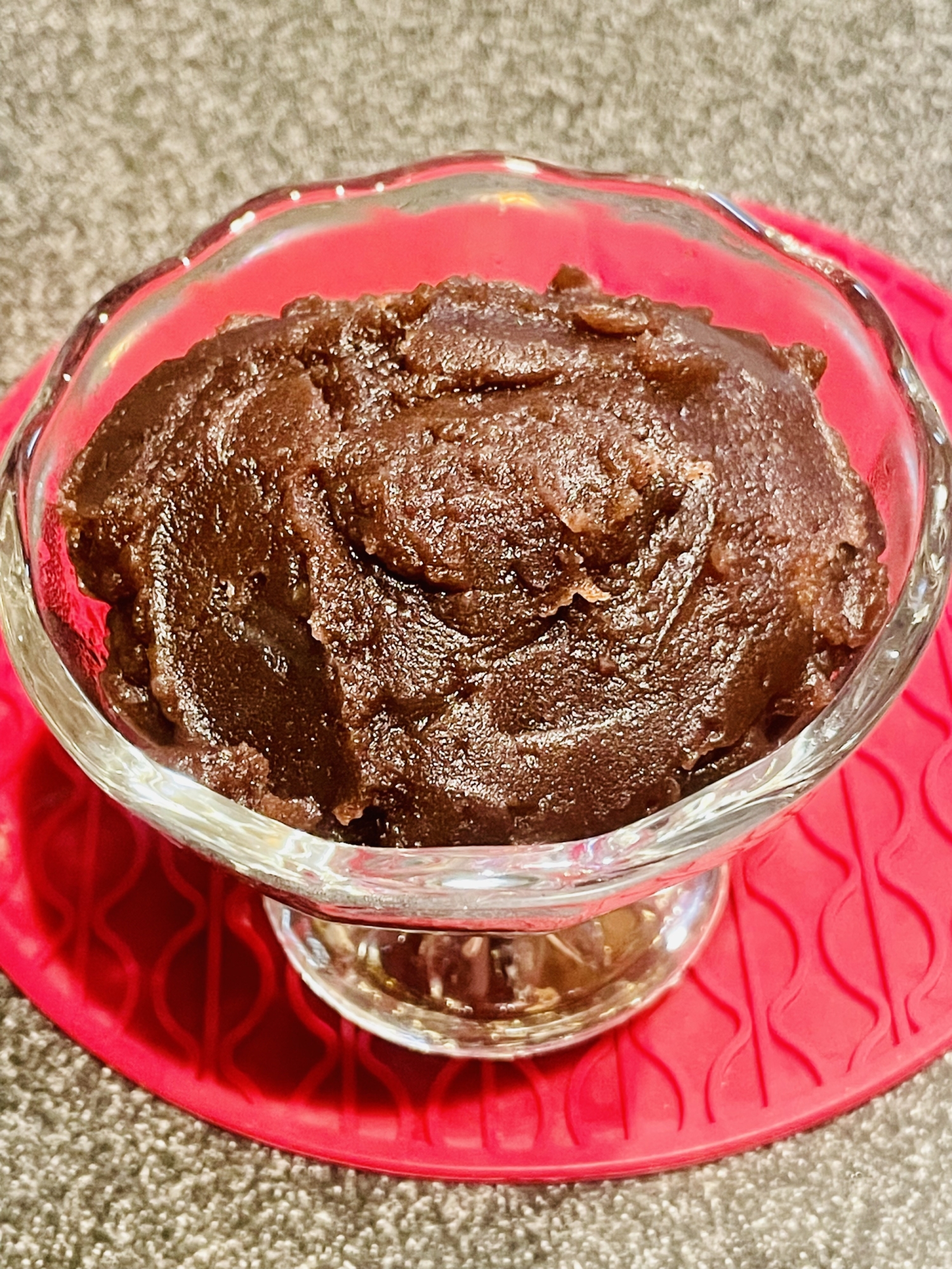 レンジで3分！乾燥あずきあんで低糖質こしあん