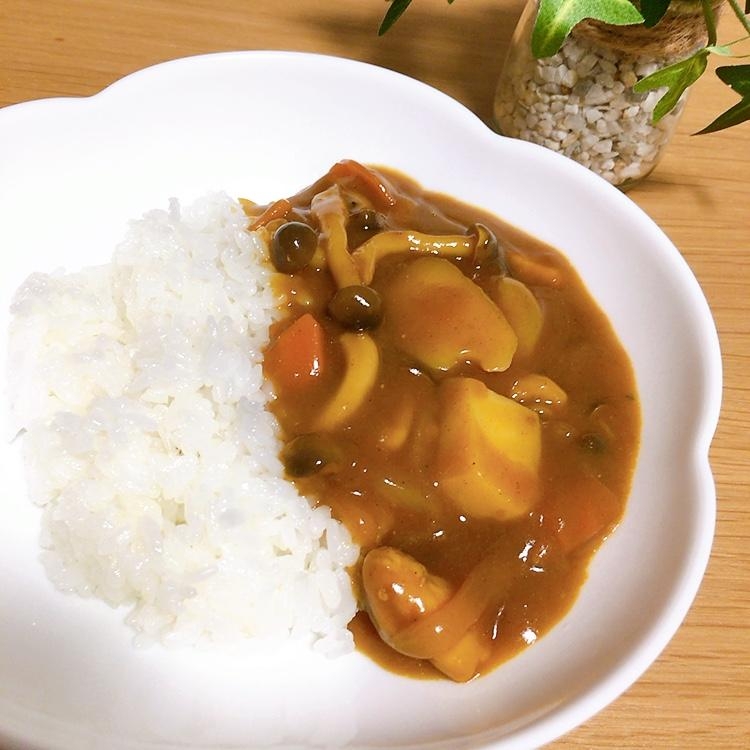 レンチンで時短！チキンカレー★*。