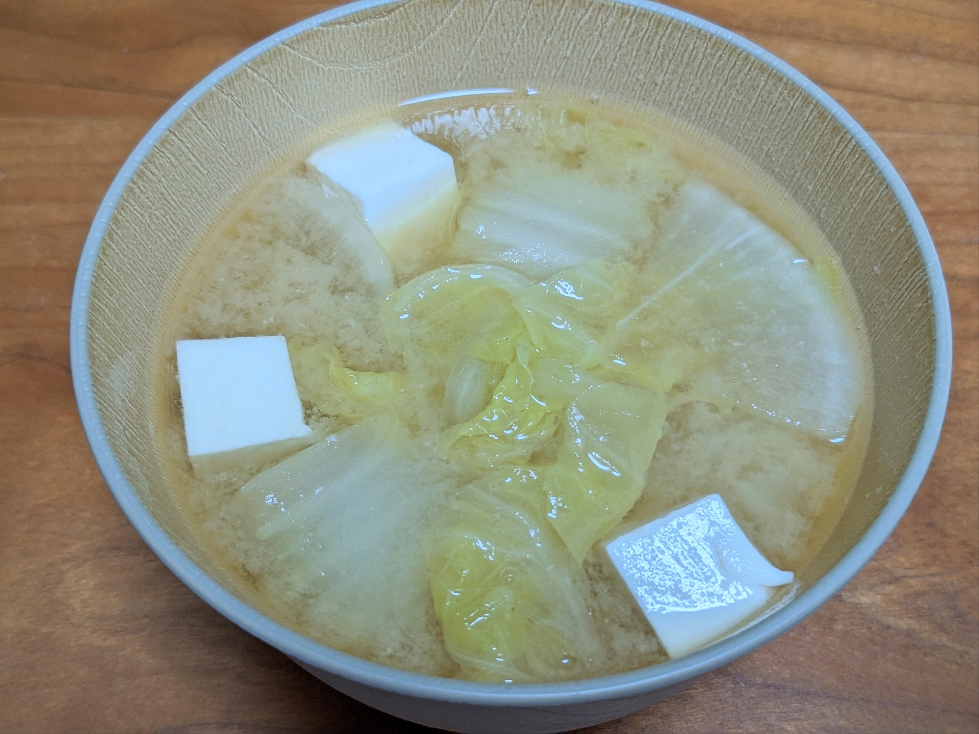❀白菜❀大根❀豆腐のお味噌汁